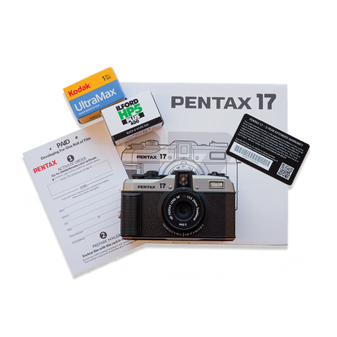Pentax 17 Kit - Includes Camera, Film, Processing Coupon, and Extended Warranty